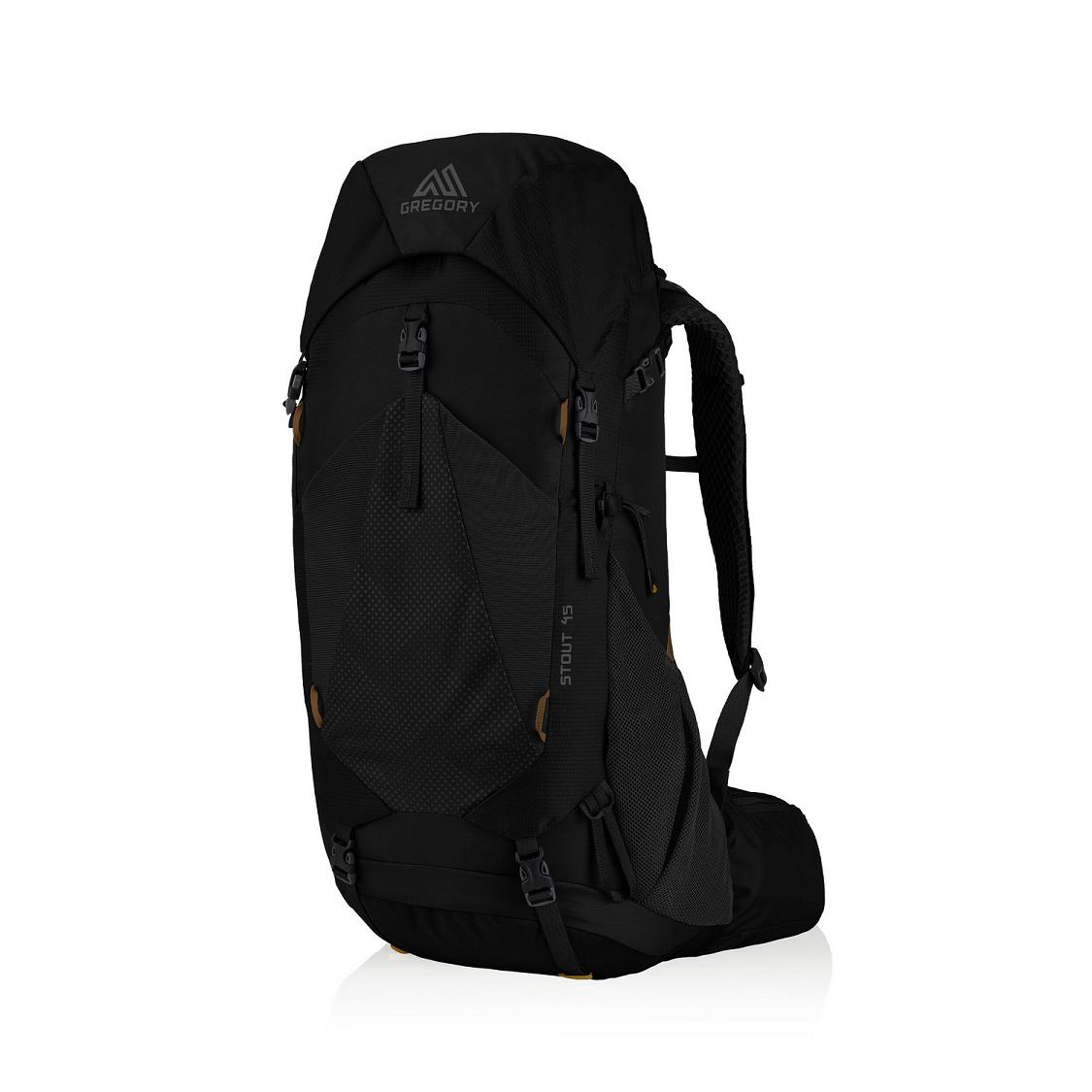 Gregory Stout 45 Hiking Backpack Men Black Ireland 3562FYZUS